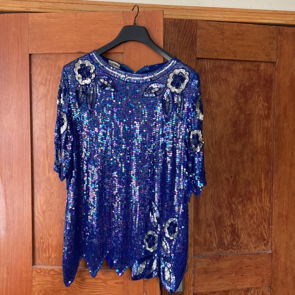 NAGPAL vintage sequenced shirt -size M